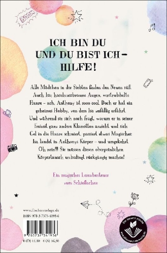Buchcover und Innenansicht für das Buch: Plötzlich vertauscht