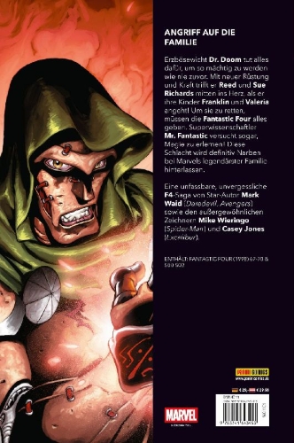 Buchcover und Innenansicht für das Buch: Fantastic Four (1998) 67-70, 500-502