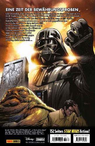 Buchcover und Innenansicht für das Buch: Star Wars #42-#47, A Trick of the Mind aus Star Wars: Revelations (2023) #1; Return to Echo Base aus Free Comic Book Day 2024: Star Wars