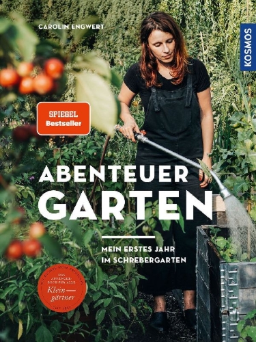 Buchcover und Innenansicht für das Buch: Abenteuer Garten