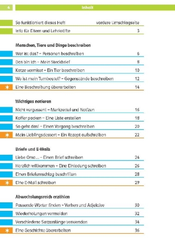 Buchcover und Innenansicht für das Buch: Die Deutsch-Helden: Erste Texte verfassen 2. Klasse