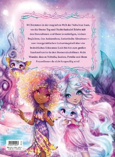 Buchcover und Innenansicht für das Buch: Nebulous Stars: Die schönsten Geschichten