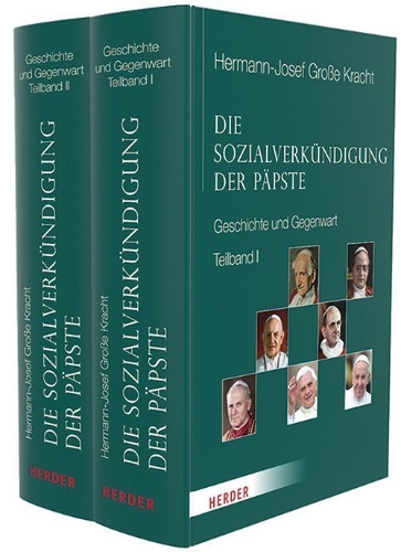 Buchcover und Innenansicht für das Buch: Die Sozialverkündigung der Päpste