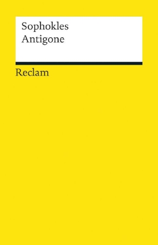 Buchcover und Innenansicht für das Buch: Antigone