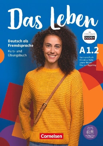 Buchcover und Innenansicht für das Buch: Das Leben A1: Teilband 2 - Kurs- und Übungsbuch