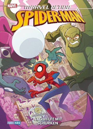 Buchcover und Innenansicht für das Buch: Marvel Action: Spider-Man (2021) #1-#5