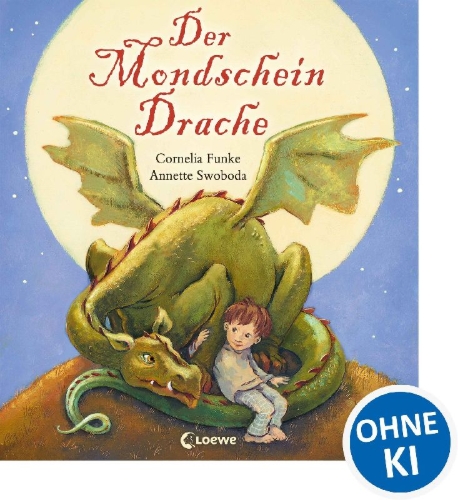Buchcover und Innenansicht für das Buch: Der Mondscheindrache