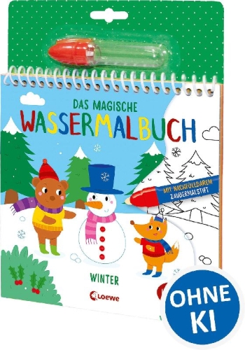 Buchcover und Innenansicht für das Buch: Mes Dessins Magiques - Hiver