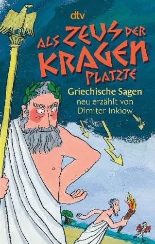 Buchcover und Innenansicht für das Buch: Als Zeus der Kragen platzte