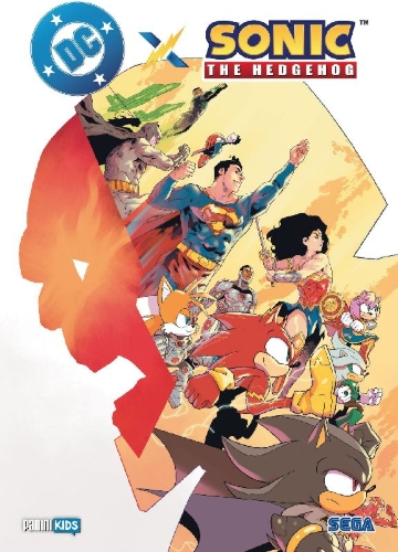 Buchcover und Innenansicht für das Buch: DC X Sonic The Hedgehog #3-#5