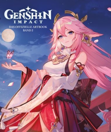 Buchcover und Innenansicht für das Buch: Genshin Impact - Das offizielle Artbook II