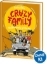 Buchcover und Innenansicht für das Buch: Crazy Family (Band 3) - Die Hackebarts greifen an!