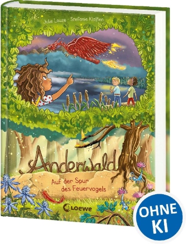 Buchcover und Innenansicht für das Buch: Anderwald (Band 2) - Auf der Spur des Feuervogels