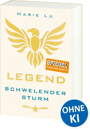 Buchcover und Innenansicht für das Buch: Legend 02. Schwelender Sturm