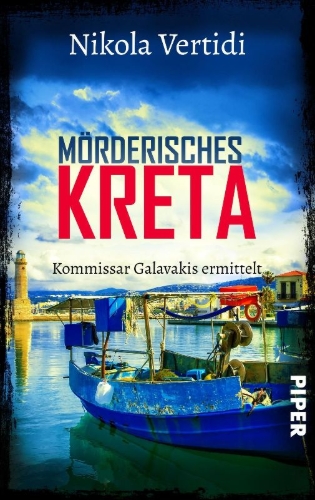 Buchcover und Innenansicht für das Buch: Mörderisches Kreta