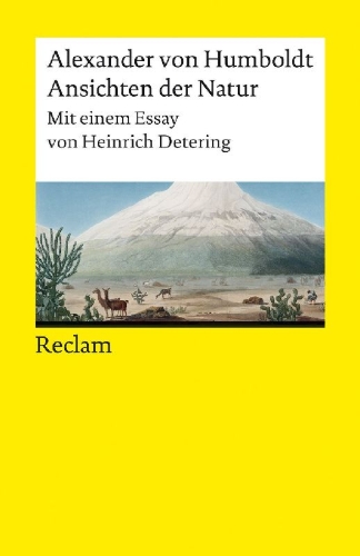 Buchcover und Innenansicht für das Buch: Ansichten der Natur. Mit einem Essay von Heinrich Detering