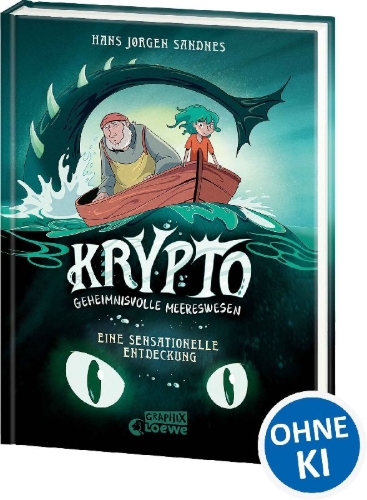 Buchcover und Innenansicht für das Buch: Krypto - Ned i dypet