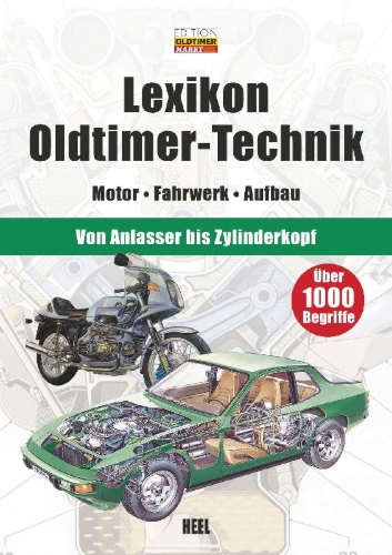Buchcover und Innenansicht für das Buch: Lexikon Oldtimer-Technik