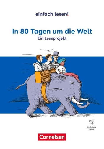 Buchcover und Innenansicht für das Buch: In 80 Tagen um die Welt