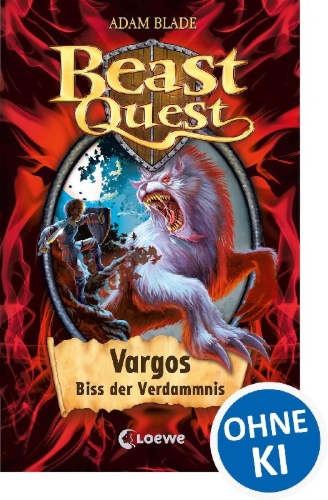 Buchcover und Innenansicht für das Buch: Beast Quest 22. Vargos, Biss der Verdammnis
