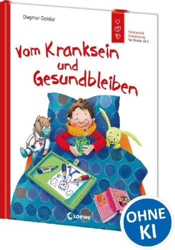 Buchcover und Innenansicht für das Buch: Vom Kranksein und Gesundbleiben