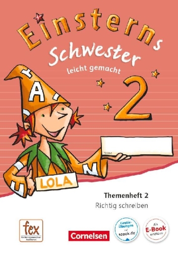 Buchcover und Innenansicht für das Buch: Einsterns Schwester - Sprache und Lesen 2. Schuljahr - Themenheft 2: Verbrauchsmaterial
