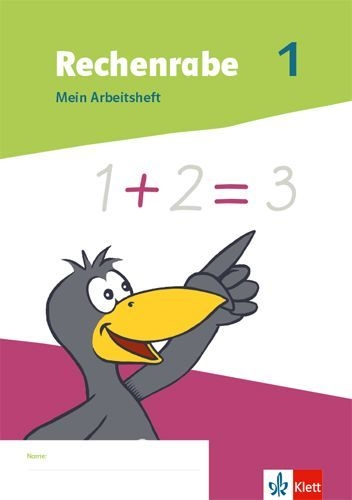 Buchcover und Innenansicht für das Buch: Rechenrabe 1. Ausgabe Nordrhein-Westfalen