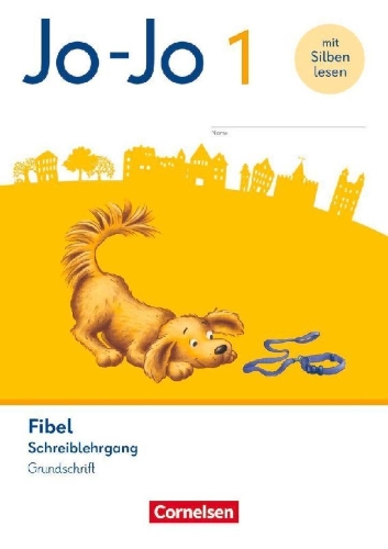 Buchcover und Innenansicht für das Buch: Jo-Jo Fib. 1 Schreiblehrgang in Grundschr. Allg.Ausg. 2023