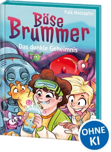Buchcover und Innenansicht für das Buch: Böse Brummer (Band 2) - Das dunkle Geheimnis
