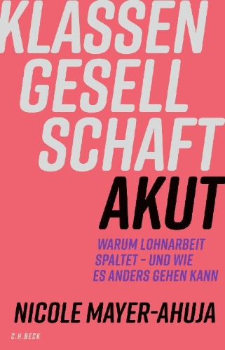 Buchcover und Innenansicht für das Buch: Klassengesellschaft akut