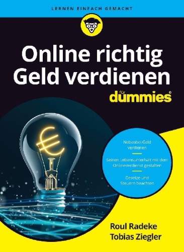 Buchcover und Innenansicht für das Buch: Online richtig Geld verdienen für Dummies