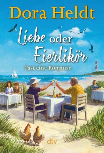 Buchcover und Innenansicht für das Buch: Liebe oder Eierlikör - Fast eine Romanze