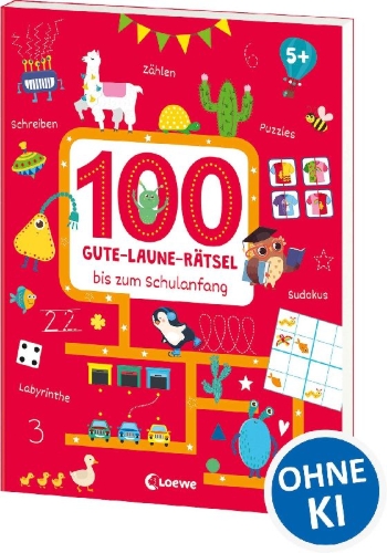 Buchcover und Innenansicht für das Buch: 100 jeux- 5 ans