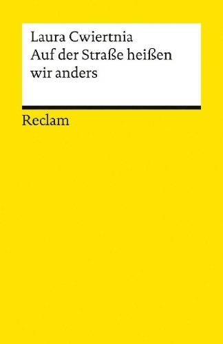 Buchcover und Innenansicht für das Buch: Auf der Straße heißen wir anders. Roman