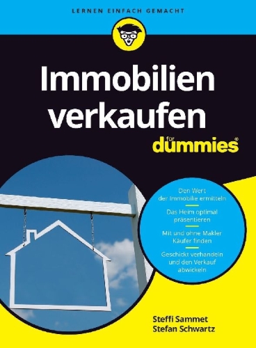 Buchcover und Innenansicht für das Buch: Immobilien verkaufen für Dummies