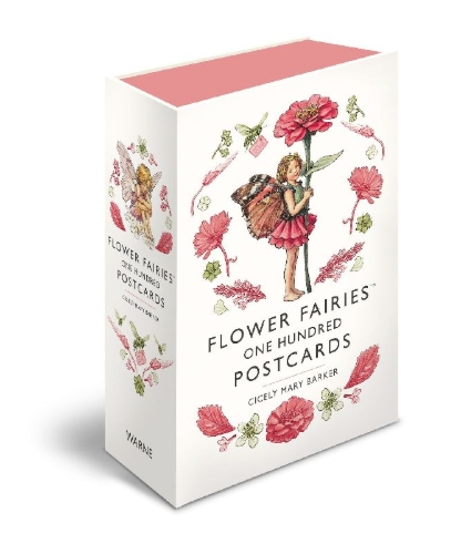 Buchcover und Innenansicht für das Buch: Flower Fairies One Hundred Postcards