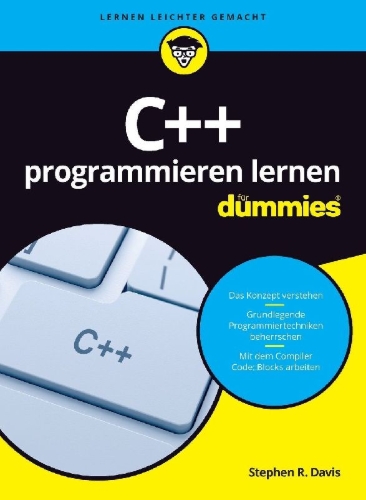 Buchcover und Innenansicht für das Buch: C++ programmieren lernen für Dummies