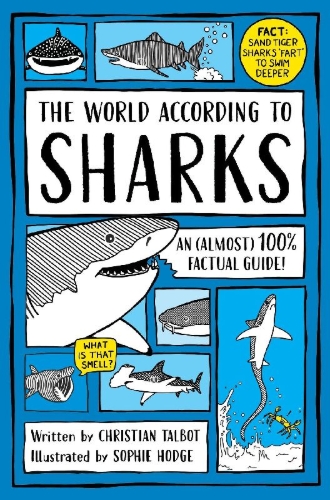 Buchcover und Innenansicht für das Buch: The World According to Sharks