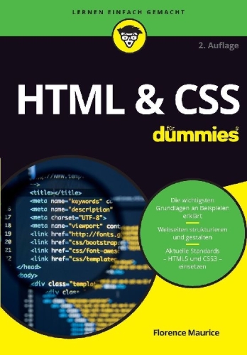 Buchcover und Innenansicht für das Buch: HTML & CSS für Dummies