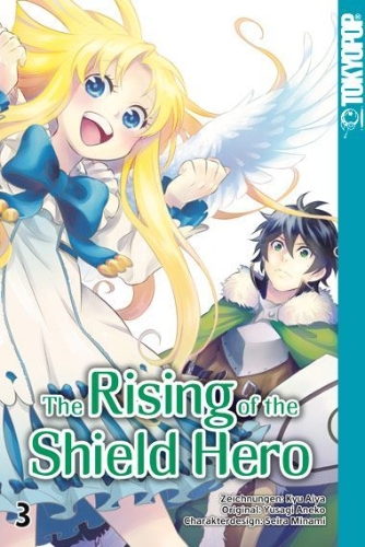 Buchcover und Innenansicht für das Buch: The Rising of the Shield Hero 03