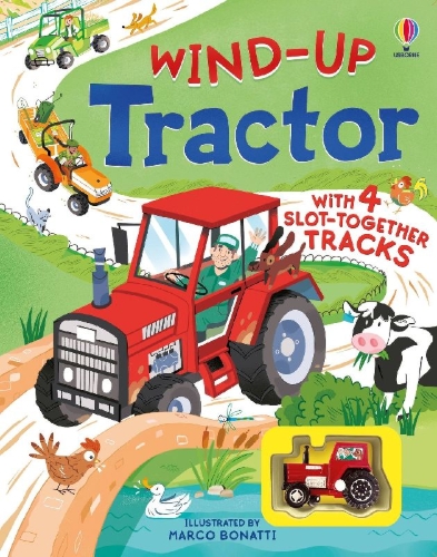 Buchcover und Innenansicht für das Buch: Wind-up Tractor