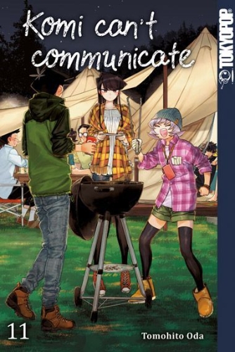 Buchcover und Innenansicht für das Buch: Komi can't communicate 11