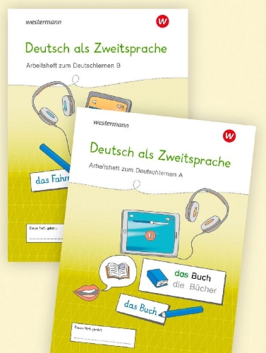Buchcover und Innenansicht für das Buch: Westermann Unterrichtsmaterialien Grundschule. Paket DaZ (2 Arbeitshefte)