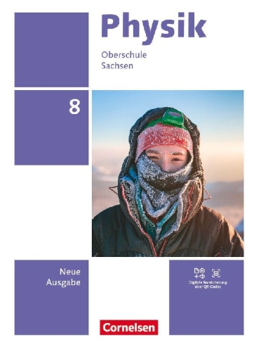Buchcover und Innenansicht für das Buch: Physik 8. Schuljahr. Sachsen - Schulbuch mit Videos, Animationen und Simulationen