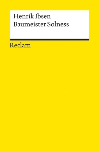 Buchcover und Innenansicht für das Buch: Baumeister Solness
