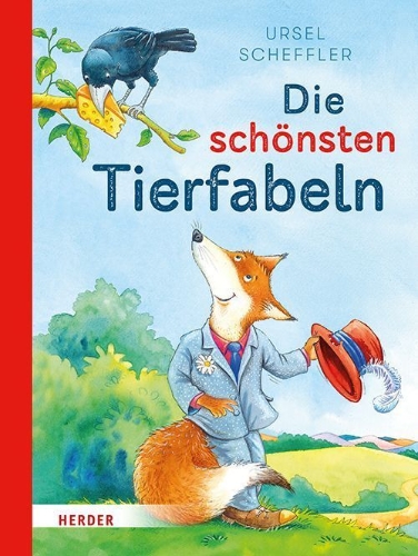 Buchcover und Innenansicht für das Buch: Die schönsten Tierfabeln