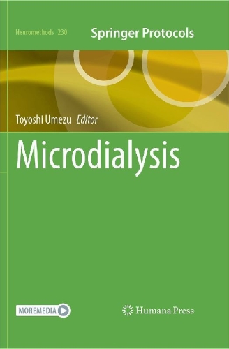Buchcover und Innenansicht für das Buch: Microdialysis