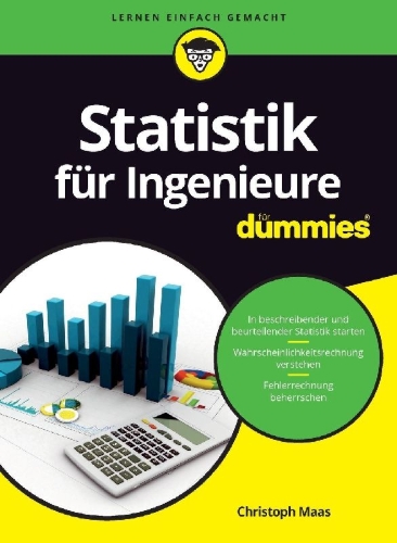 Buchcover und Innenansicht für das Buch: Statistik für Ingenieure für Dummies
