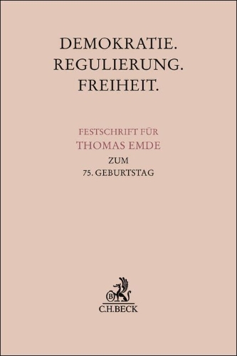 Buchcover und Innenansicht für das Buch: Demokratie. Regulierung. Freiheit.