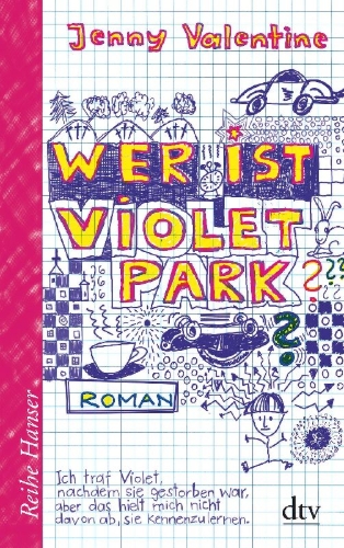 Buchcover und Innenansicht für das Buch: Finding Violet Park (HarperCollins Publishers Ltd., London 2007)